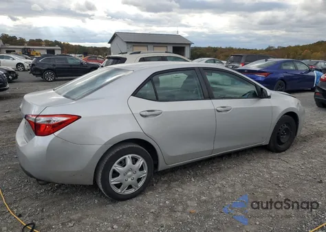 2016 Toyota Corolla L из США, поврежденный, VIN 2T1BURHE7GC507219